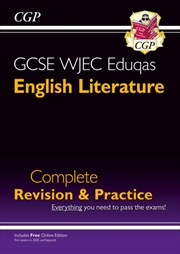 Buy Gcse English Literature Wjec Eduqas Complete Revision & Practice (With Online Edition)