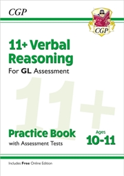 Buy 11+ Gl Verbal Reasoning Practice Book & Assessment Tests - Ages 10-11 (With Online Edition)