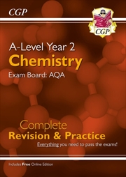 Buy A-Level Chemistry: Aqa Year 2 Complete Revision & Practice With Online Edition