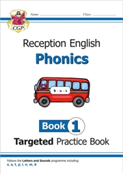 Buy Reception English Phonics Targeted Practice Book - Book 1