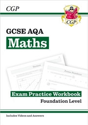 Buy Gcse Maths Aqa Exam Practice Workbook: Foundation - Includes Video Solutions And Answers