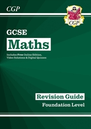 Buy Gcse Maths Revision Guide: Foundation Inc Online Edition, Videos & Quizzes