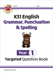 Buy Ks1 English Year 1 Grammar, Punctuation & Spelling Targeted Question Book (With Answers)