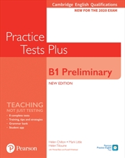 Buy Cambridge English Qualifications: B1 Preliminary Practice Tests Plus
