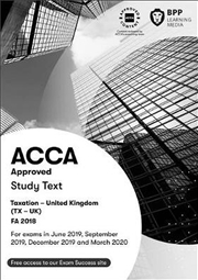 Buy Acca Taxation Fa2018 : Study Text