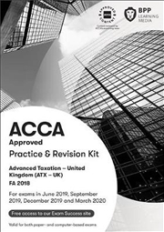 Buy Acca Advanced Taxation Fa2018 : Practice And Revision Kit