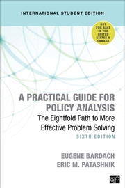 Buy A Practical Guide For Policy Analysis - International Student Edition