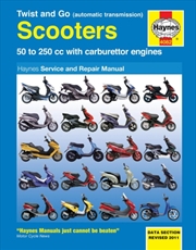 Buy Twist And Go (Automatic Transmission) Scooters Service And Repair Manual : 50 To 250 Cc With Carbure