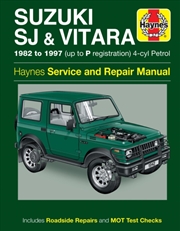 Buy Suzuki Sj Series, Samurai & Vitara (4-Cyl) Petrol (82 - 97) Haynes Repair Manual
