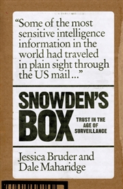 Buy Snowden's Box : Trust In The Age Of Surveillance