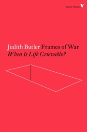 Buy Frames Of War : When Is Life Grievable?