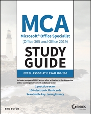 Buy Mca Microsoft Office Specialist (Office 365 And Office 2019) Study Guide : Excel Associate Exam Mo-2