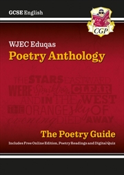 Buy Gcse English Wjec Eduqas Anthology Poetry Guide: With Online Edition (For Exams In 2026)