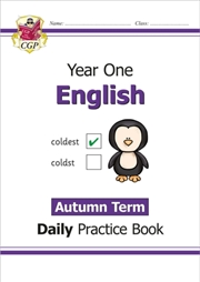 Buy Ks1 English Year 1 Daily Practice Book: Autumn Term
