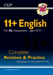 Buy 11+ Gl English Complete Revision And Practice - Ages 10-11 (With Online Edition)