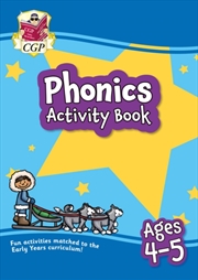 Buy Phonics Activity Book For Ages 4-5 (Reception)