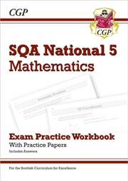 Buy National 5 Maths: Sqa Exam Practice Workbook - Includes Answers