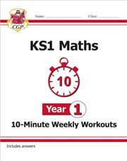 Buy Ks1 Year 1 Maths 10-Minute Weekly Workouts