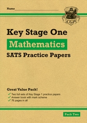 Buy Ks1 Maths Sats Practice Papers: Pack 2 (For End Of Year Assessments)