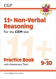 Buy 11+ Cem Non-Verbal Reasoning Practice Book & Assessment Tests - Ages 9-10 (With Online Edition)