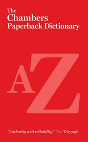 Buy The Chambers Paperback Dictionary