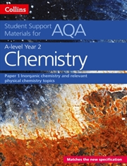 Buy Aqa A Level Chemistry Year 2 Paper 1 : Inorganic Chemistry And Relevant Physical Chemistry Topics
