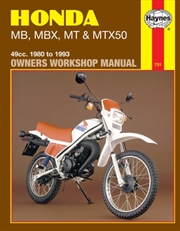 Buy Honda Mb, Mbx, Mt & Mtx50 (80-93) Haynes Repair Manual