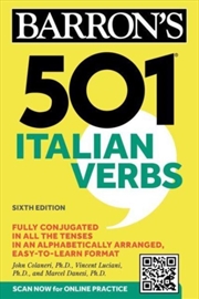 Buy 501 Italian Verbs, Sixth Edition