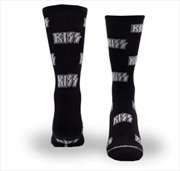 Buy Kiss All Over Logo Crew Socks (One Size)