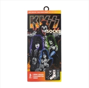 Buy Kiss Socks 3 Pack In Gift Box (One Size)