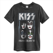 Buy Kiss - I Was Made For Loving You Amplified Vintage Charcoal Xx Large T Shirt