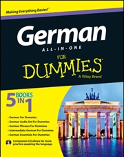Buy German All-In-One For Dummies, With cd
