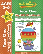 Buy Gold Stars Year One My Big Workbook (Includes 300 Gold Star Stickers, Ages 5 - 6)