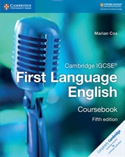 Buy Cambridge Igcse First Language English Coursebook