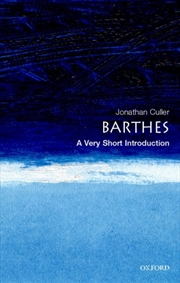 Buy Barthes : A Very Short Introduction