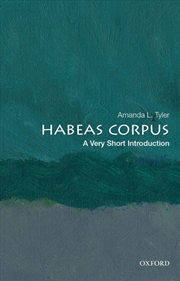 Buy Habeas Corpus A Very Short Introductio