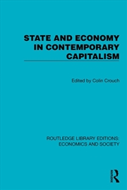 Buy State and Economy in Contemporary Capitalism