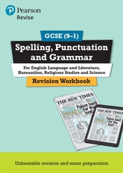 Buy Pearson Revise Gcse Spelling, Punctuation And Grammar- For 2025, 2026 Exams : Course Companion