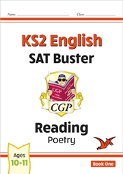 Buy Ks2 English Reading Sat Buster: Poetry - Book 1 (For The 2026 Tests)