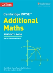 Buy Cambridge Igcse Additional Maths Student’S Book