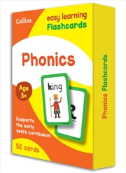 Buy Phonics Flashcards : Ideal For Home Learning