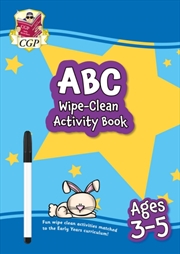 Buy Abc Wipe-Clean Activity Book For Ages 3-5 (With Pen)