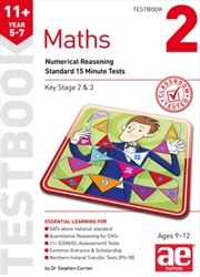 Buy 11+ Maths Year 5-7 Testbook 2 : Numerical Reasoning Standard 15 Minute Tests