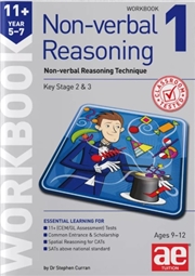 Buy 11+ Non-Verbal Reasoning Year 5-7 Workbook 1 : Non-Verbal Reasoning Technique