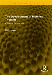 Buy The Development Of Planning Thought