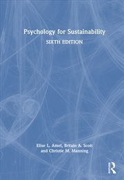 Buy Psychology For Sustainability
