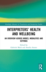 Buy Interpreters’ Health And Wellbeing