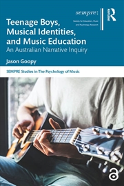 Buy Teenage Boys, Musical Identities, And Music Education