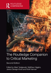 Buy The Routledge Companion To Critical Marketing