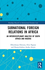 Buy Subnational Foreign Relations In Africa